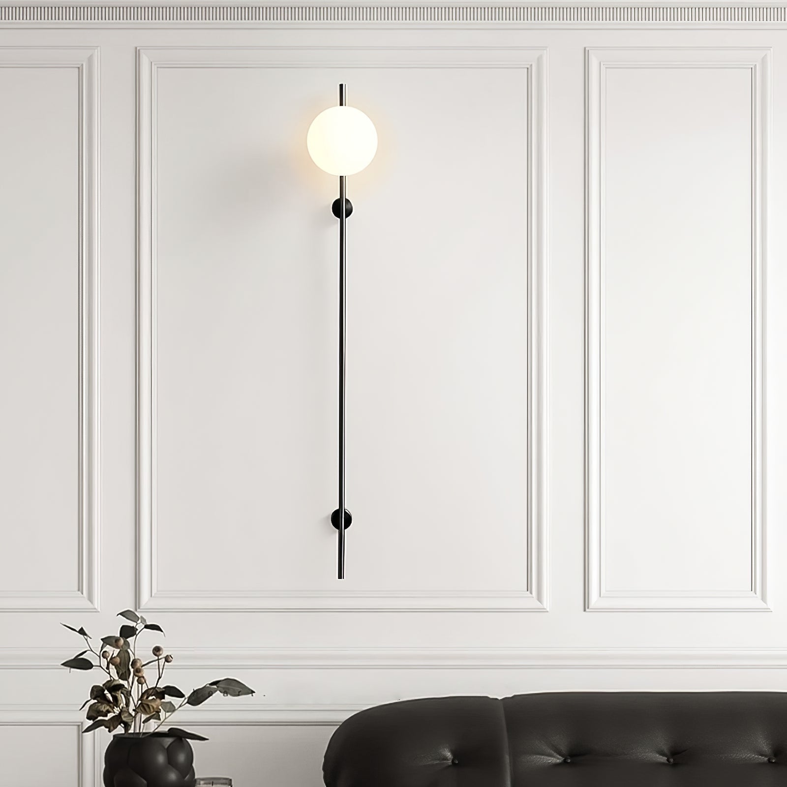 Houseof Wall Light | Metal & Glass | White