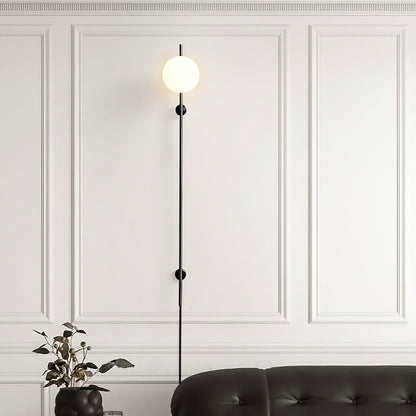 Houseof Plug-in Wall Light | Metal & Glass | White, Black, Gold