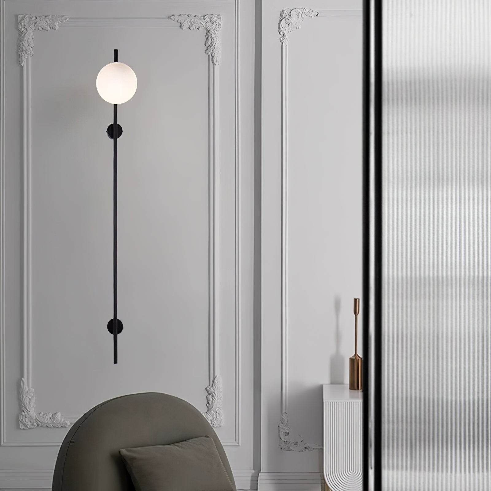 Houseof Wall Light | Metal & Glass | White
