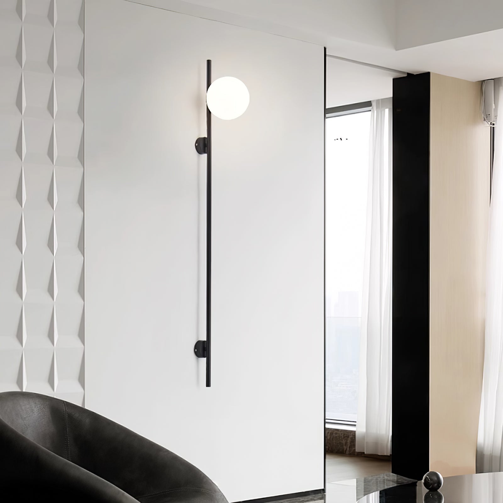 Houseof Wall Light | Metal & Glass | White