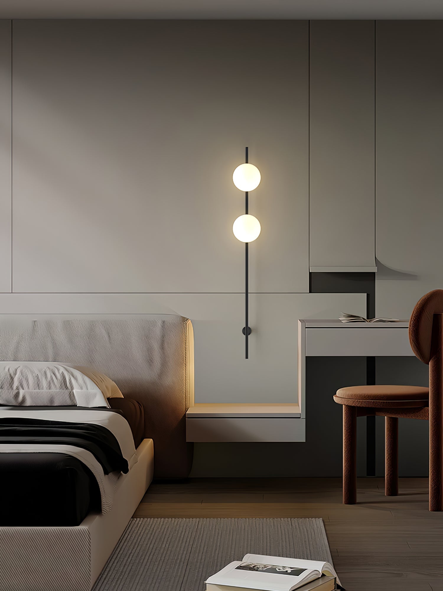 Houseof Wall Light | Metal & Glass | White