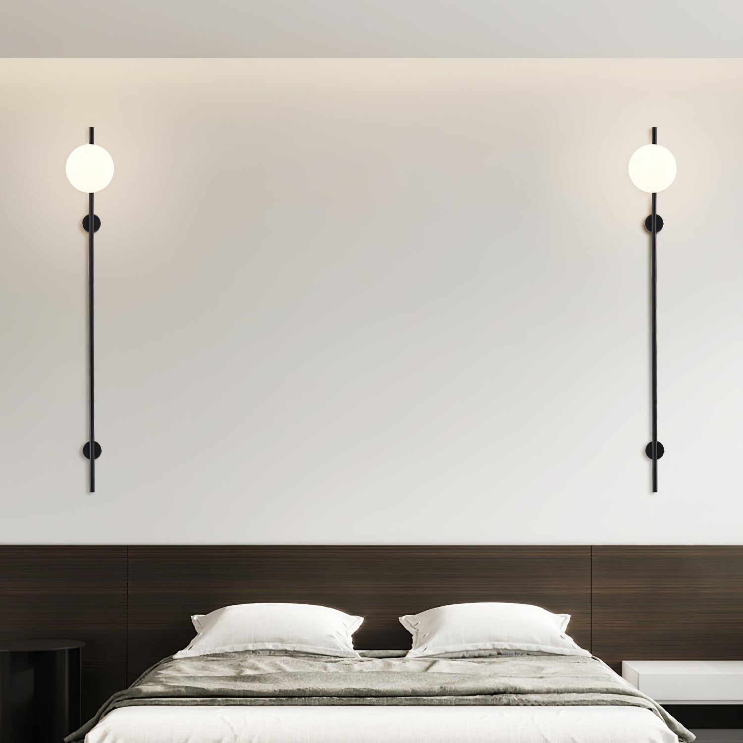 Houseof Wall Light | Metal & Glass | White