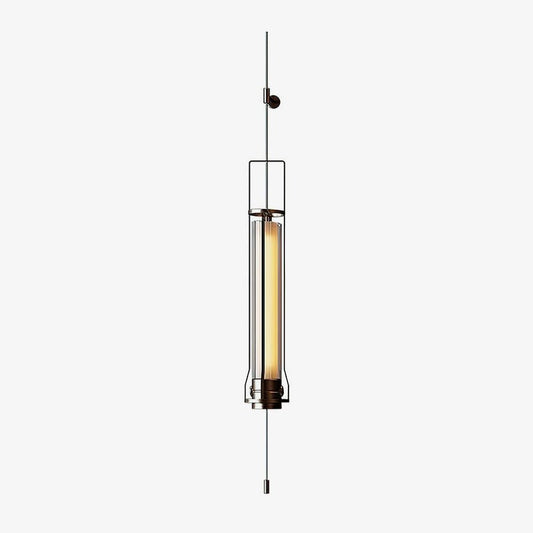 Hudson Cylinder Wall Sconce | Metal & Glass | Bright Black