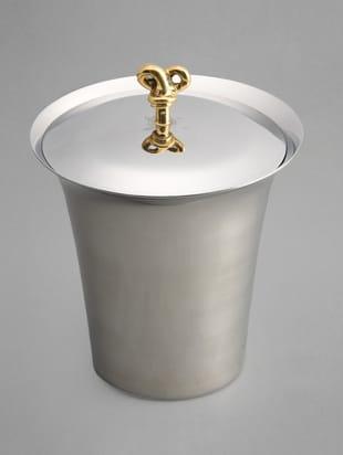 Ice Bucket | Stainless Steel & Brass | Silver