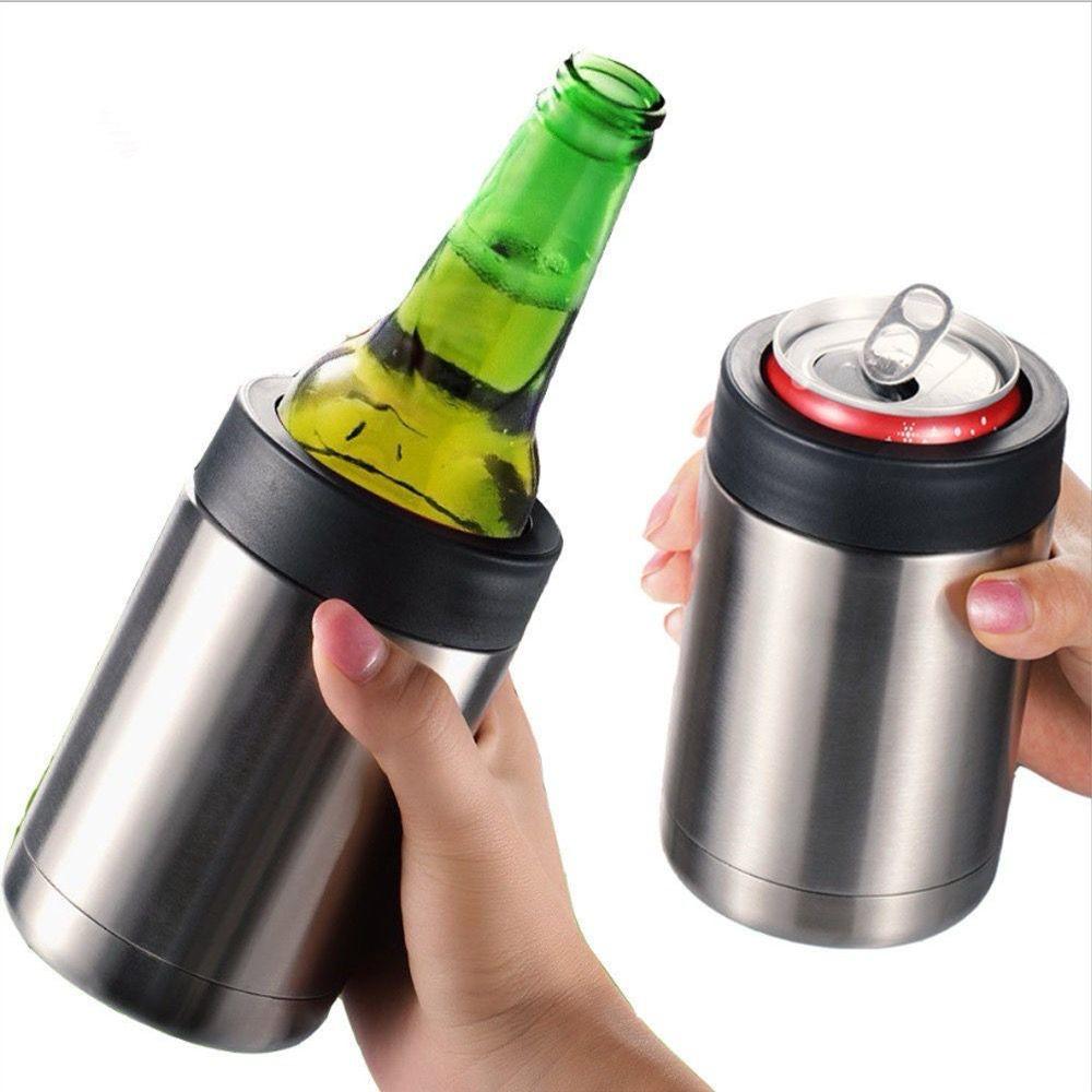 Stainless Steel Can Cooler | Triple Insulated | 12oz