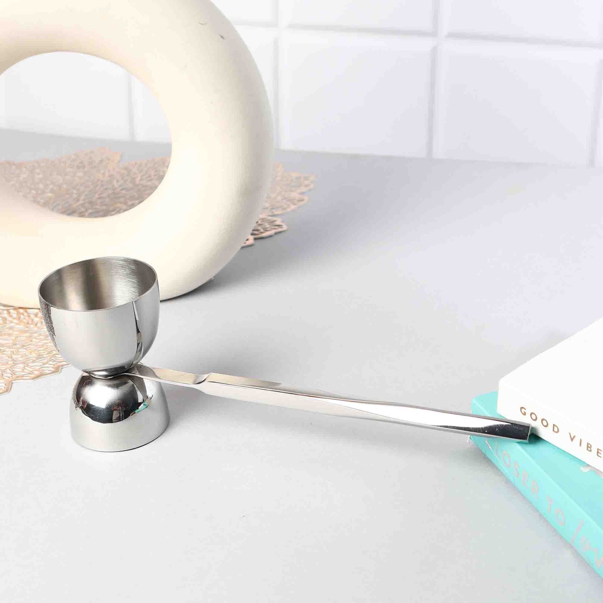 Bell Jigger | Handle | Silver and Gold