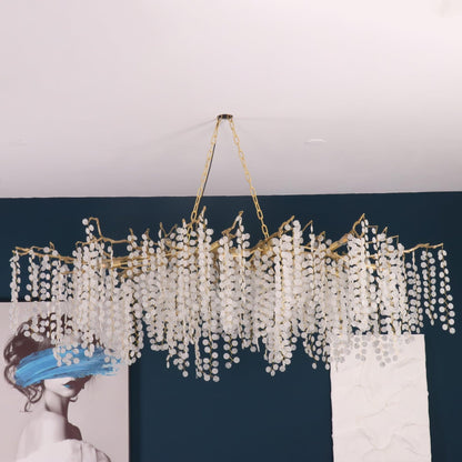 Crystal Chandelier | Brass & Nickel Finish | Multiple Diameter Options