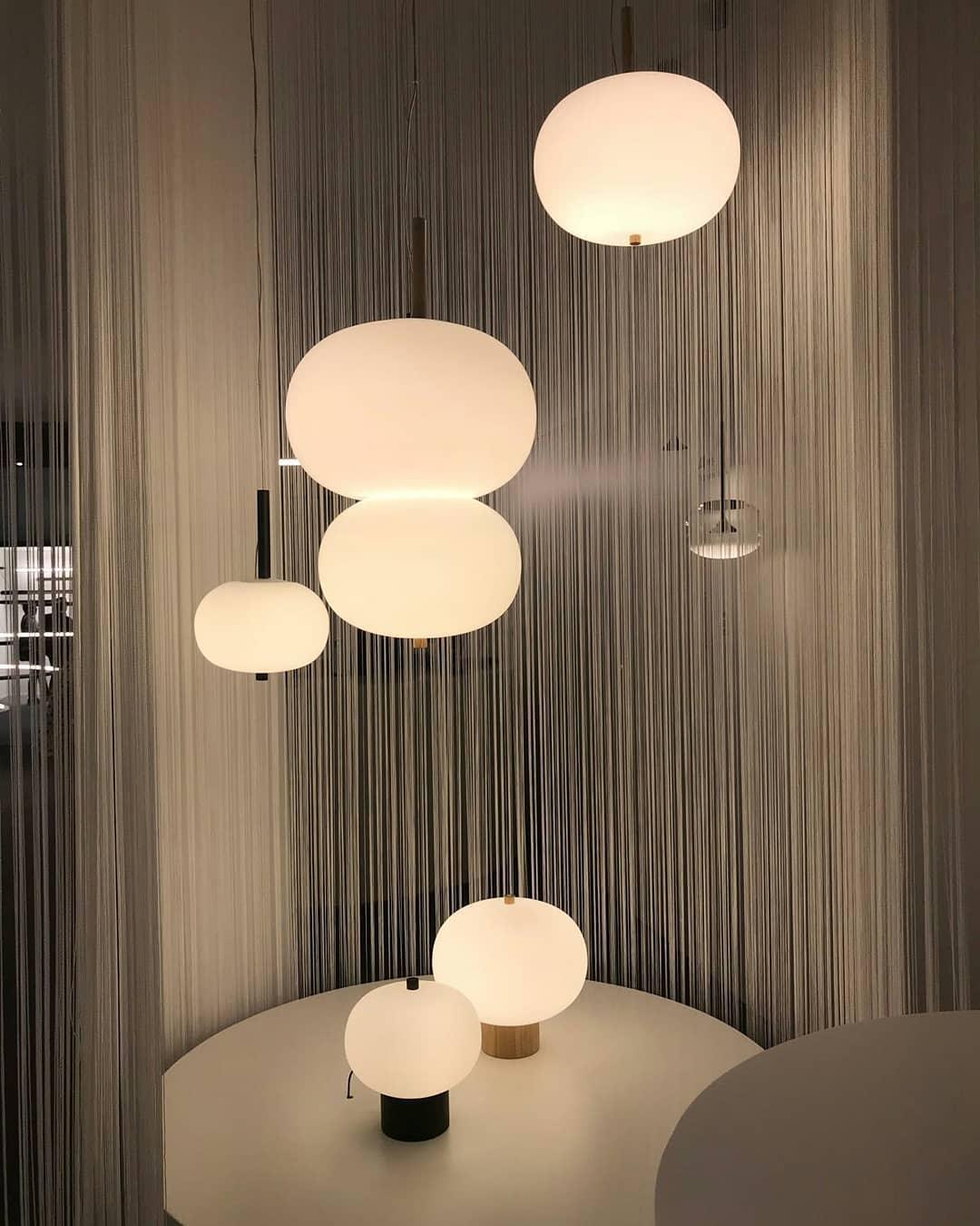 Ilargi Table Lamp | Hand-Blown Glass & Wood | Warm White LED