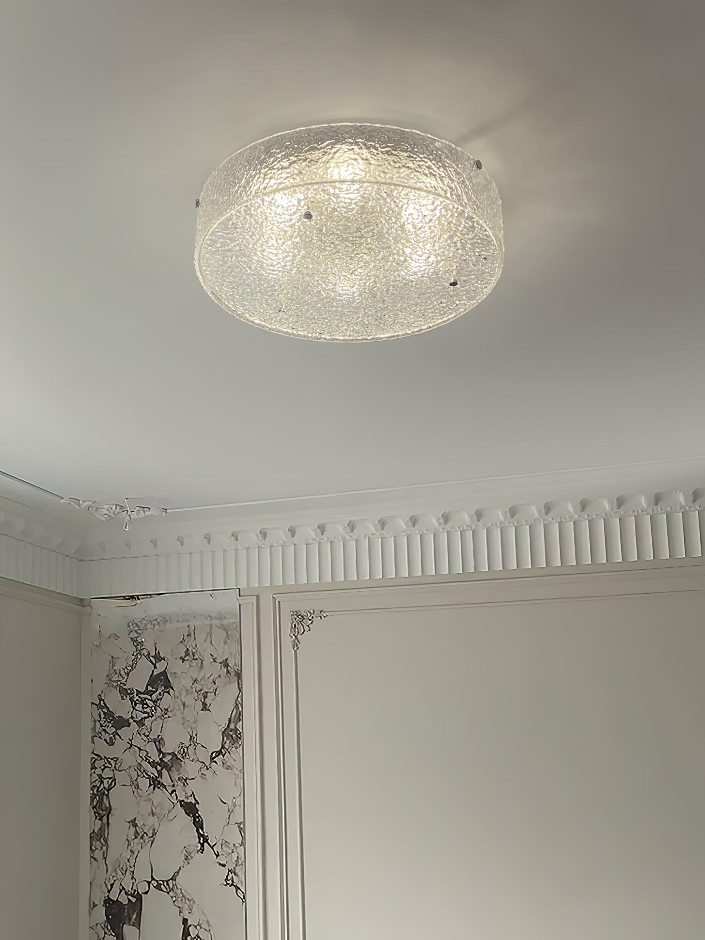 Illuminese Ceiling Lamp | Glass | Nickel