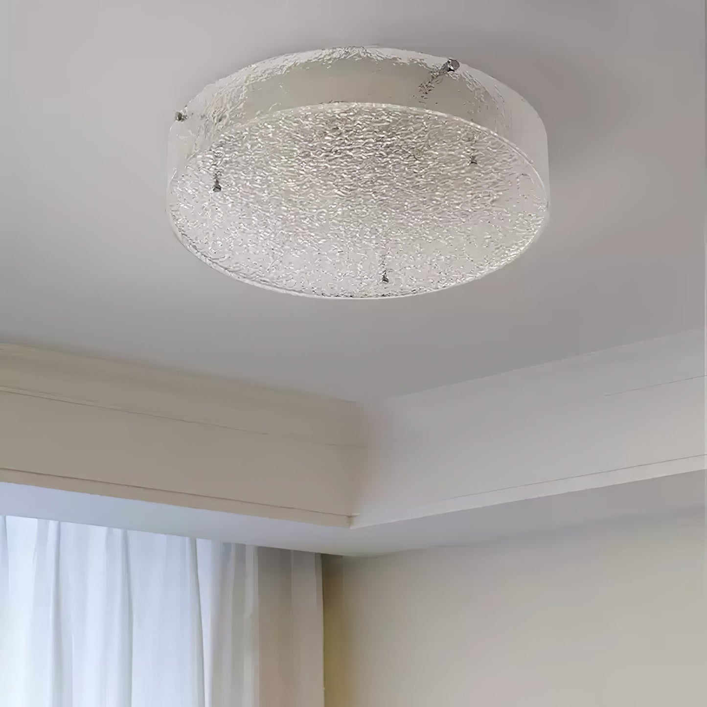 Illuminese Ceiling Lamp | Glass | Nickel
