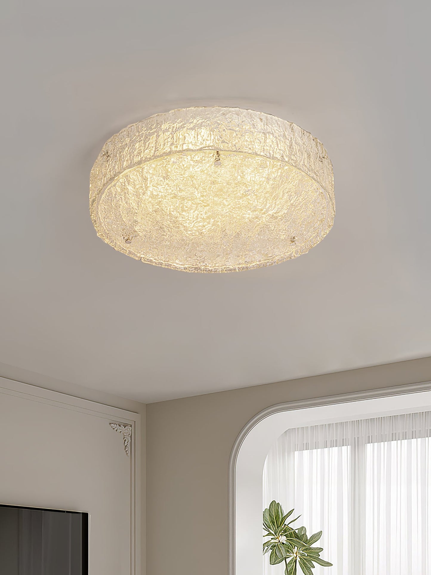 Illuminese Ceiling Lamp | Glass | Nickel