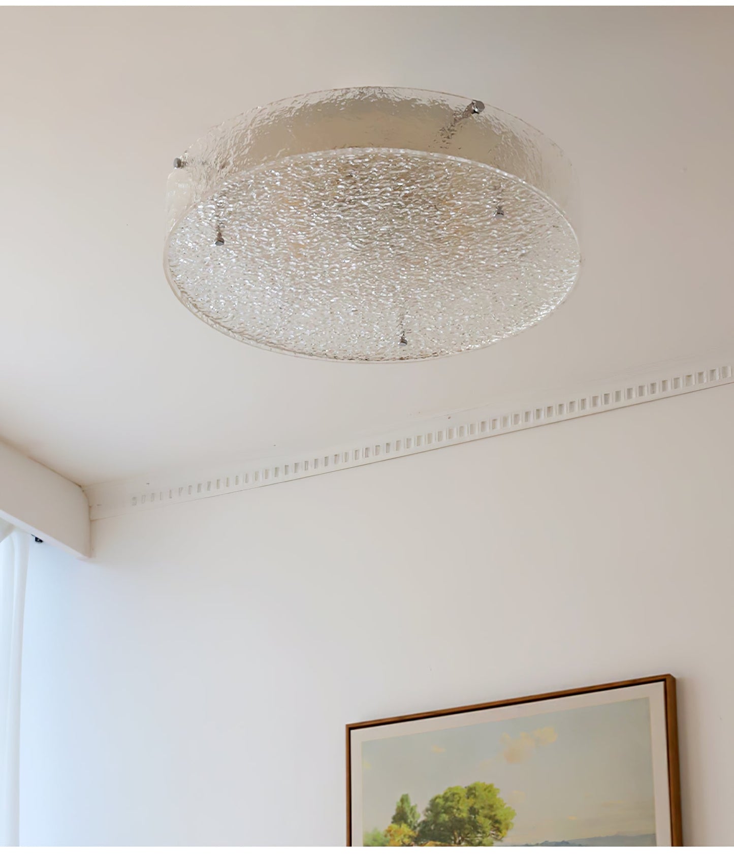 Illuminese Ceiling Lamp | Glass | Nickel
