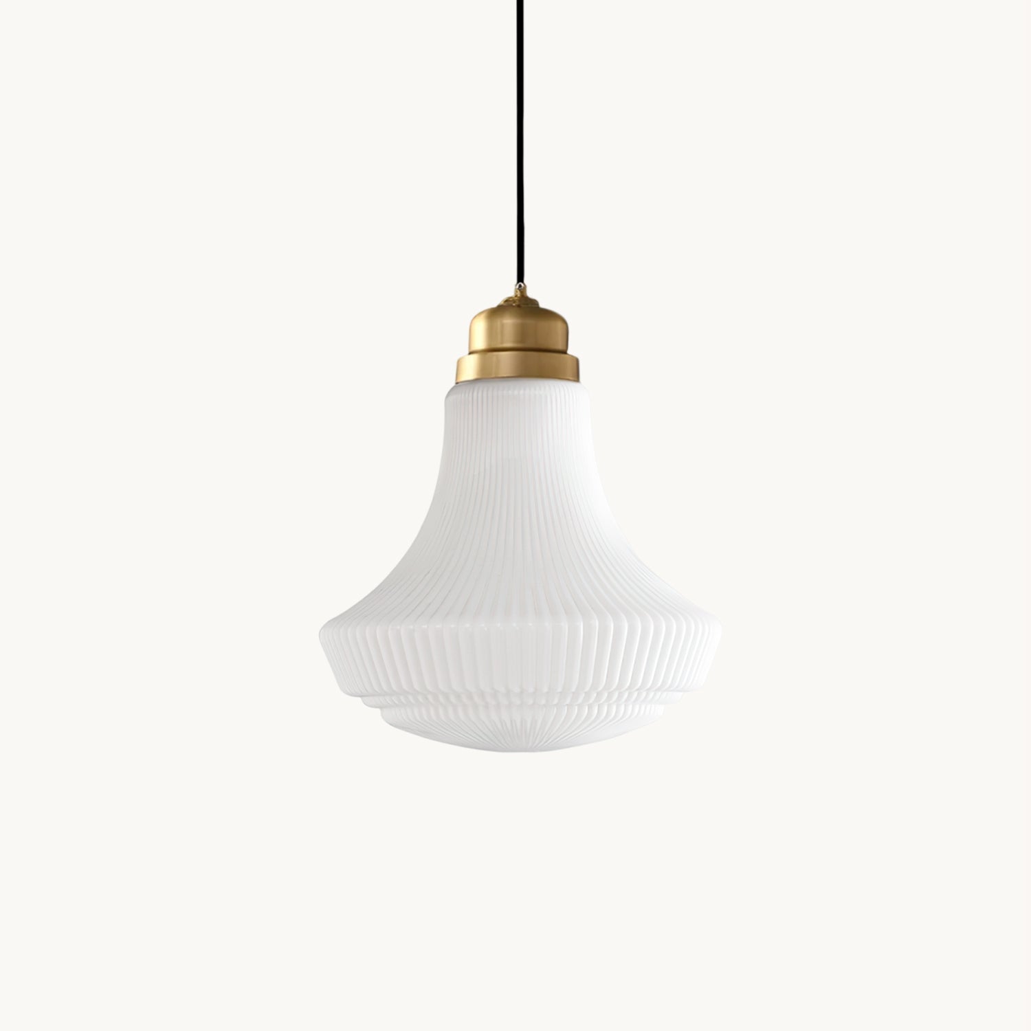 Ingalls Pendant Light | Brass & Glass | 30cm Diameter