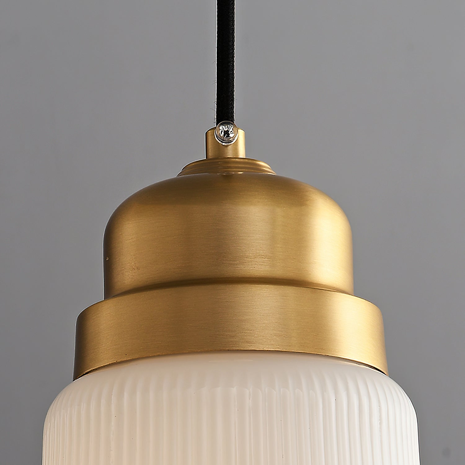 Ingalls Pendant Light | Brass & Glass | 30cm Diameter