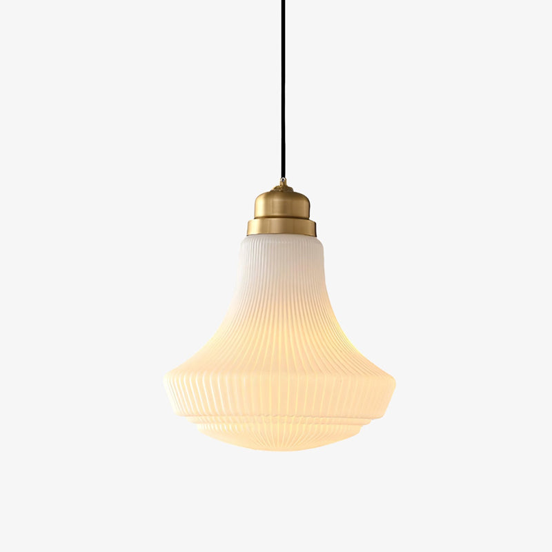 Ingalls Pendant Light | Brass & Glass | 30cm Diameter