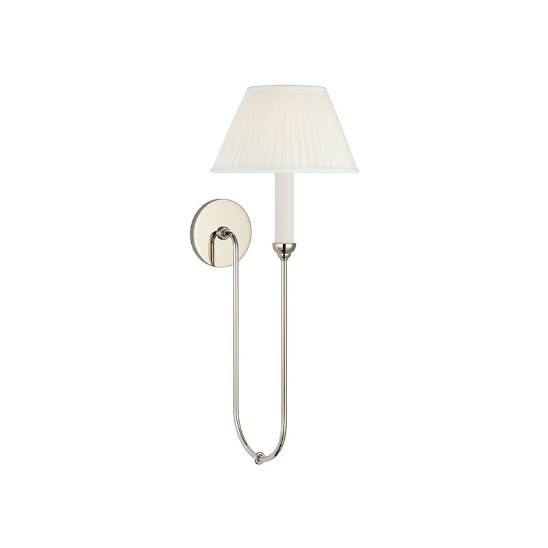 Ingela Wall Light | Brass & Fabric | Contemporary Design