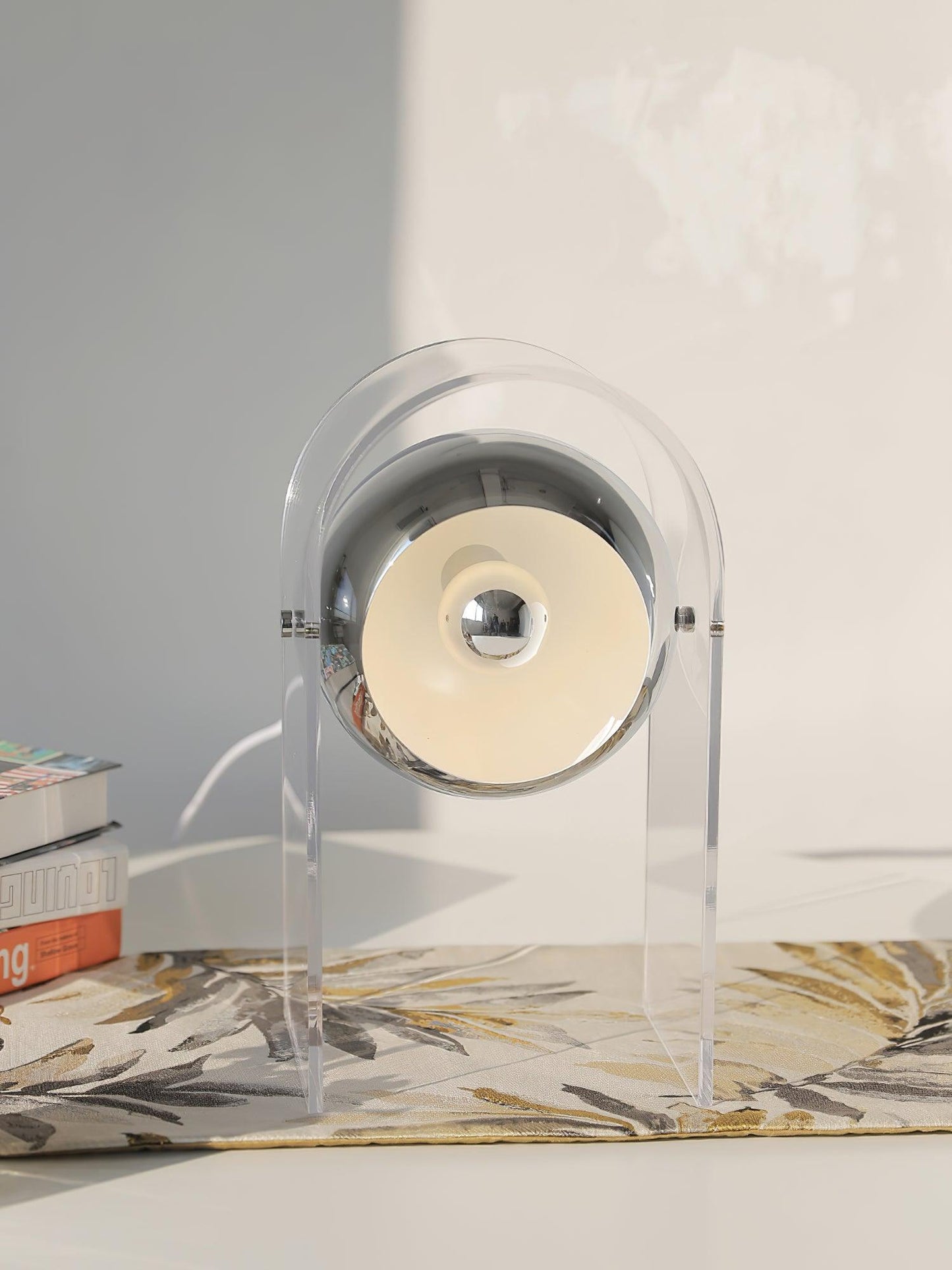 Insta Sensorette Table Lamp | Chrome & Acrylic | 20cm