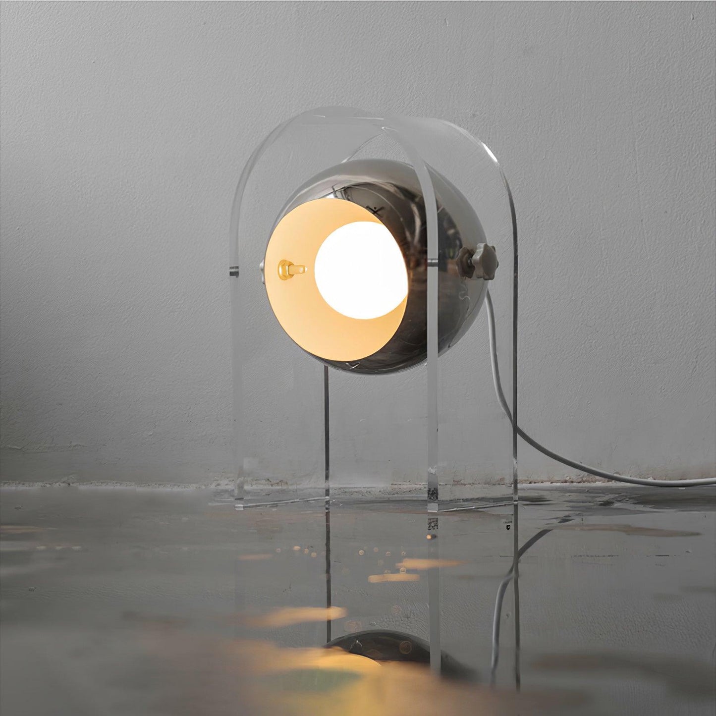 Insta Sensorette Table Lamp | Chrome & Acrylic | 20cm