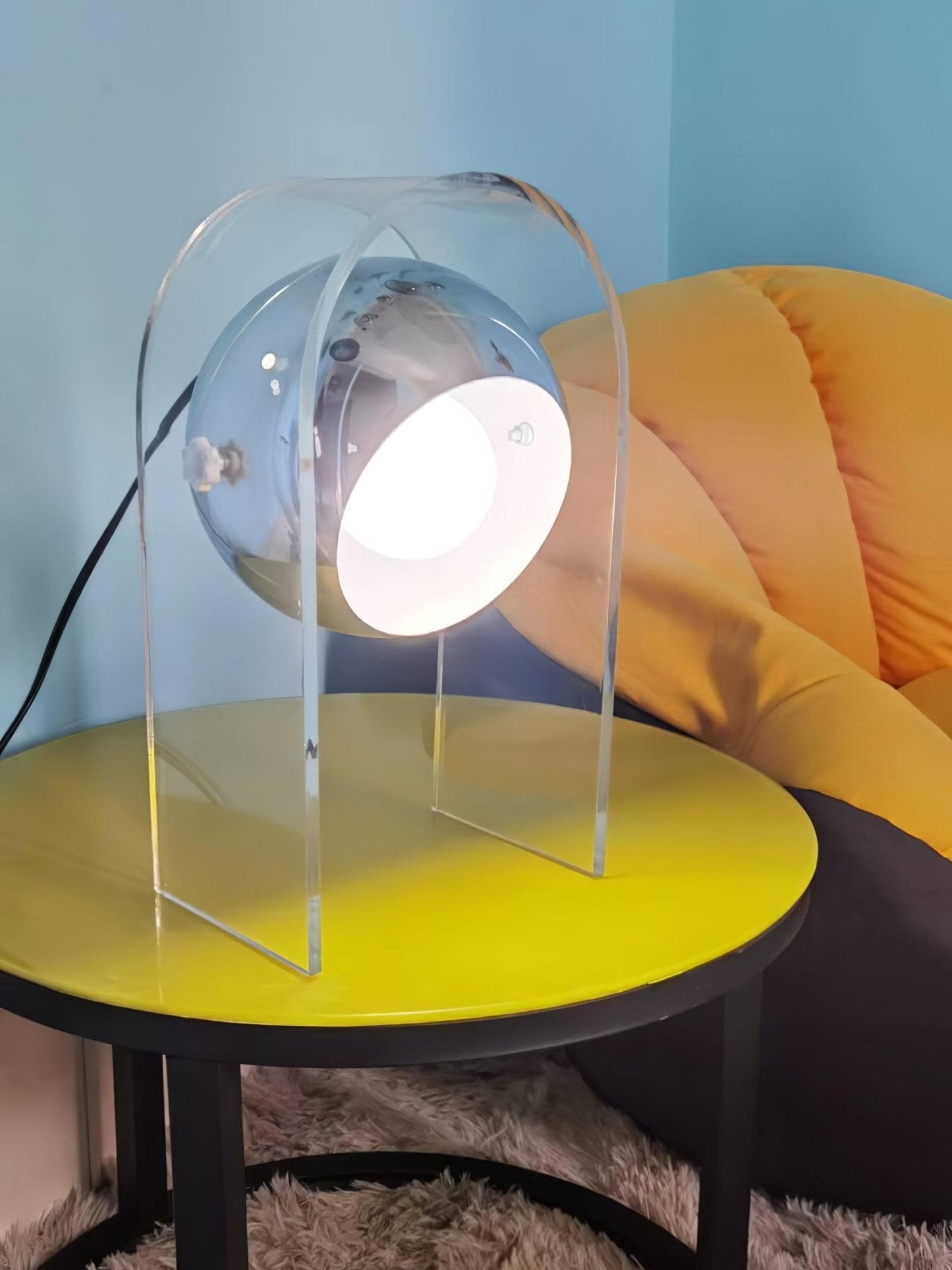 Insta Sensorette Table Lamp | Chrome & Acrylic | 20cm