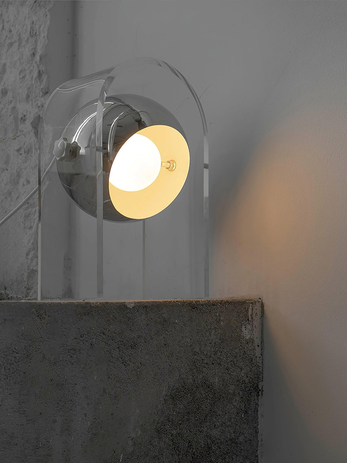 Insta Sensorette Table Lamp | Chrome & Acrylic | 20cm