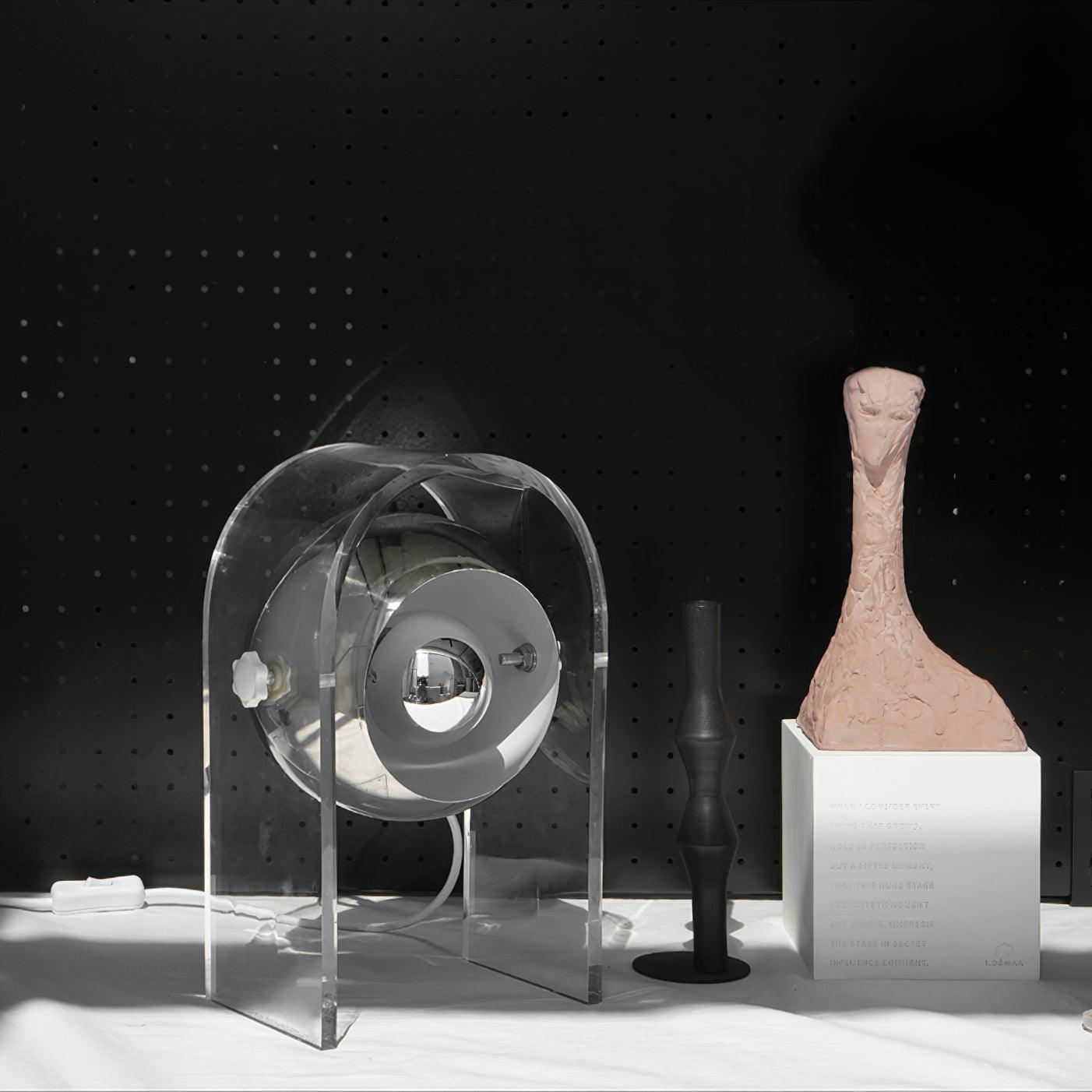 Insta Sensorette Table Lamp | Chrome & Acrylic | 20cm