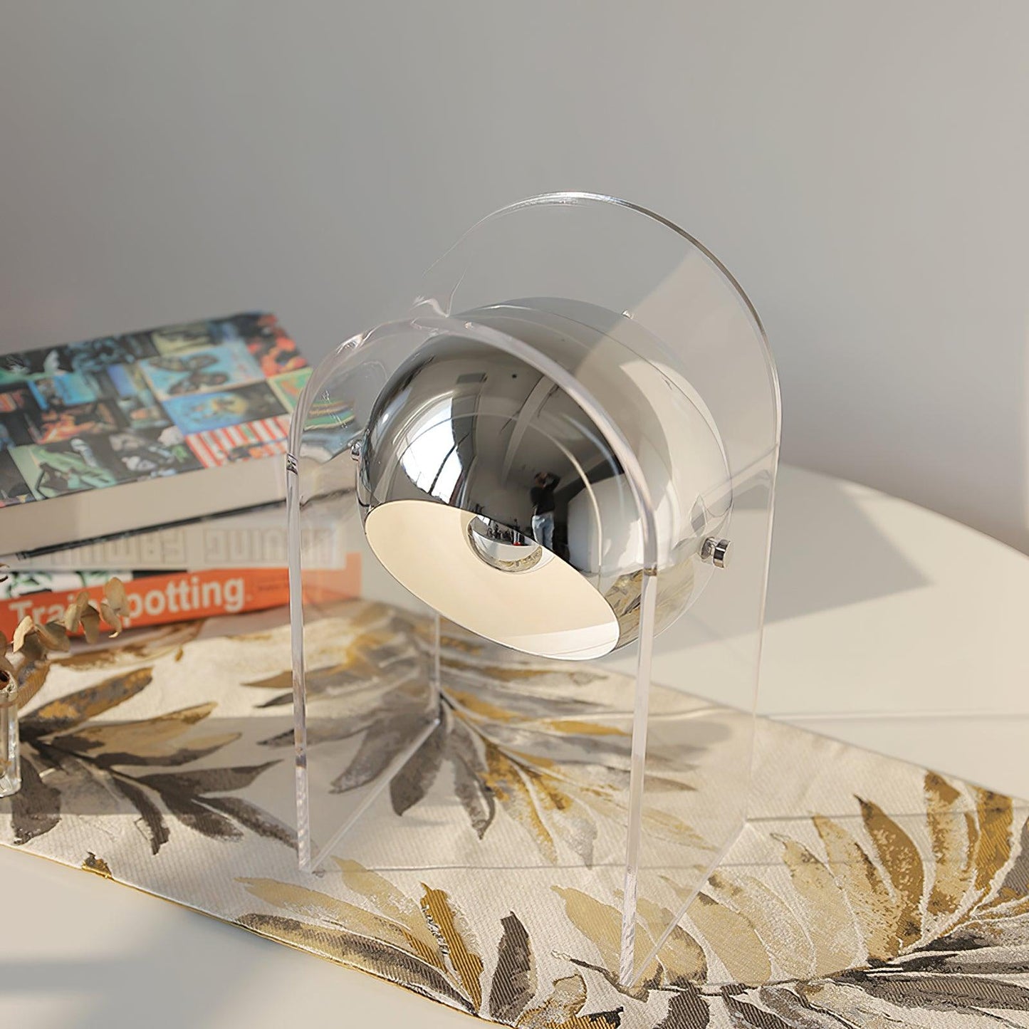 Insta Sensorette Table Lamp | Chrome & Acrylic | 20cm