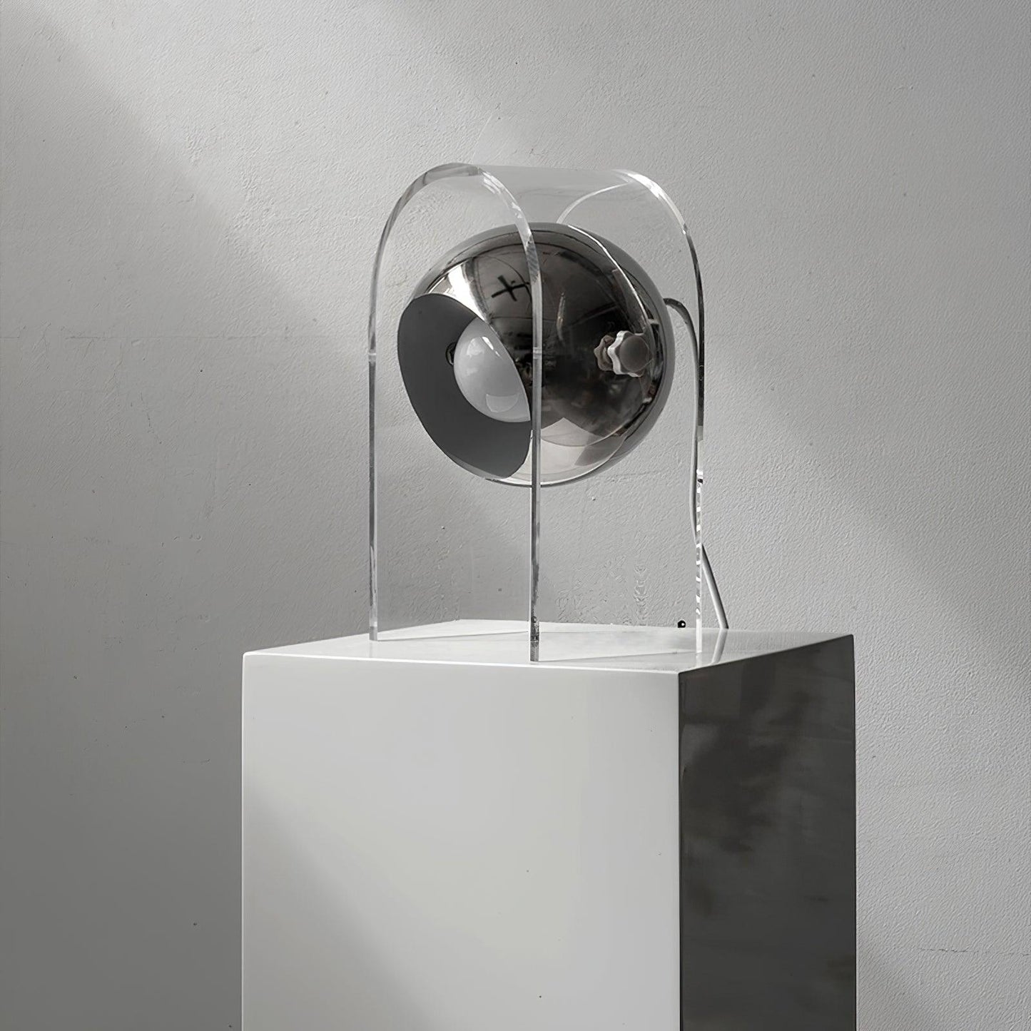 Insta Sensorette Table Lamp | Chrome & Acrylic | 20cm