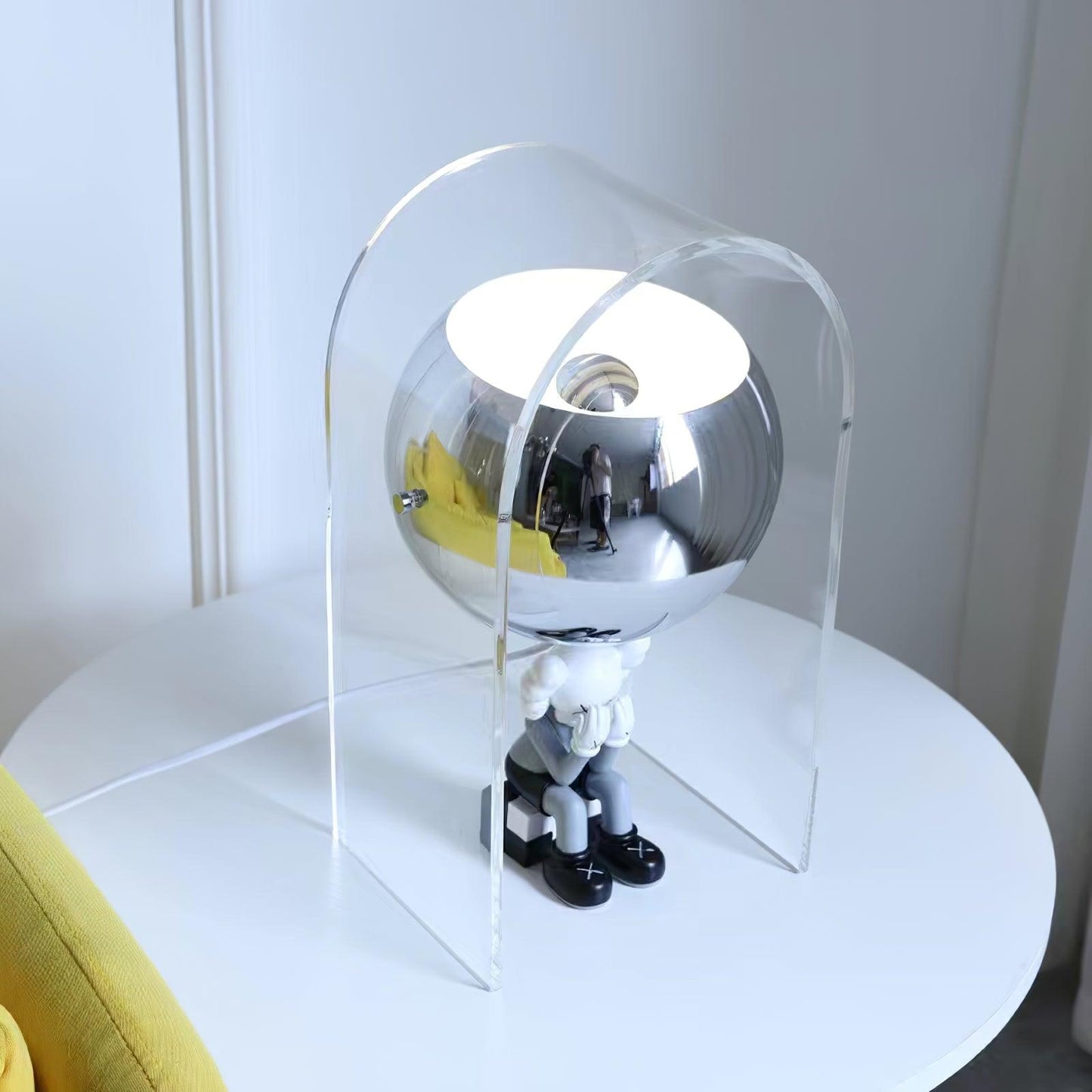 Insta Sensorette Table Lamp | Chrome & Acrylic | 20cm