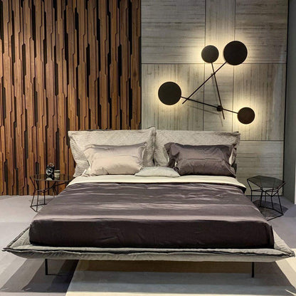 Lride Wall Lamp | Metal, Iron, Acrylic | Black, Gray + Black