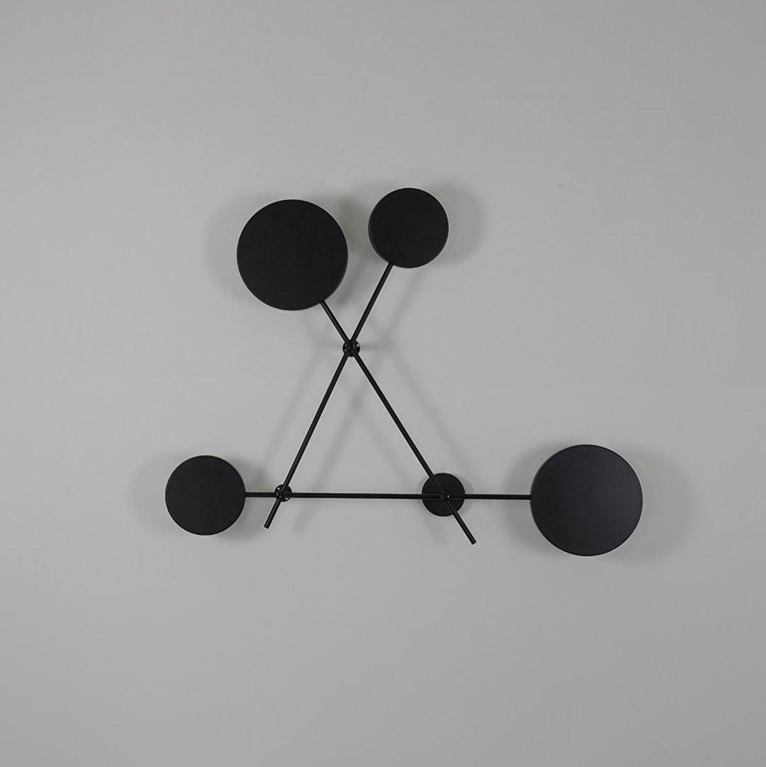 Lride Wall Lamp | Metal, Iron, Acrylic | Black, Gray + Black