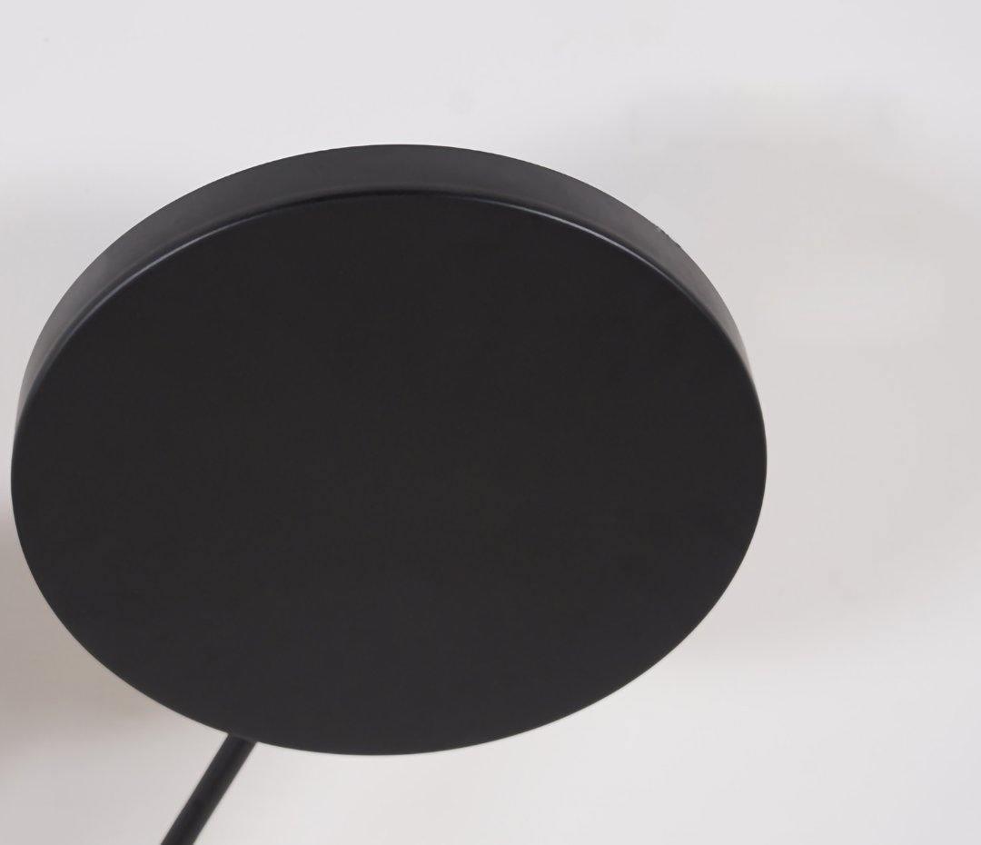 Lride Wall Lamp | Metal, Iron, Acrylic | Black, Gray + Black