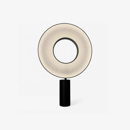 Vespera Table Lamp | Metal & Fabric | Black and White