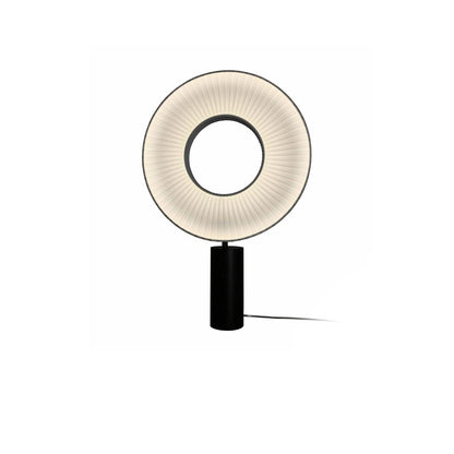 Vespera Table Lamp | Metal & Fabric | Black and White