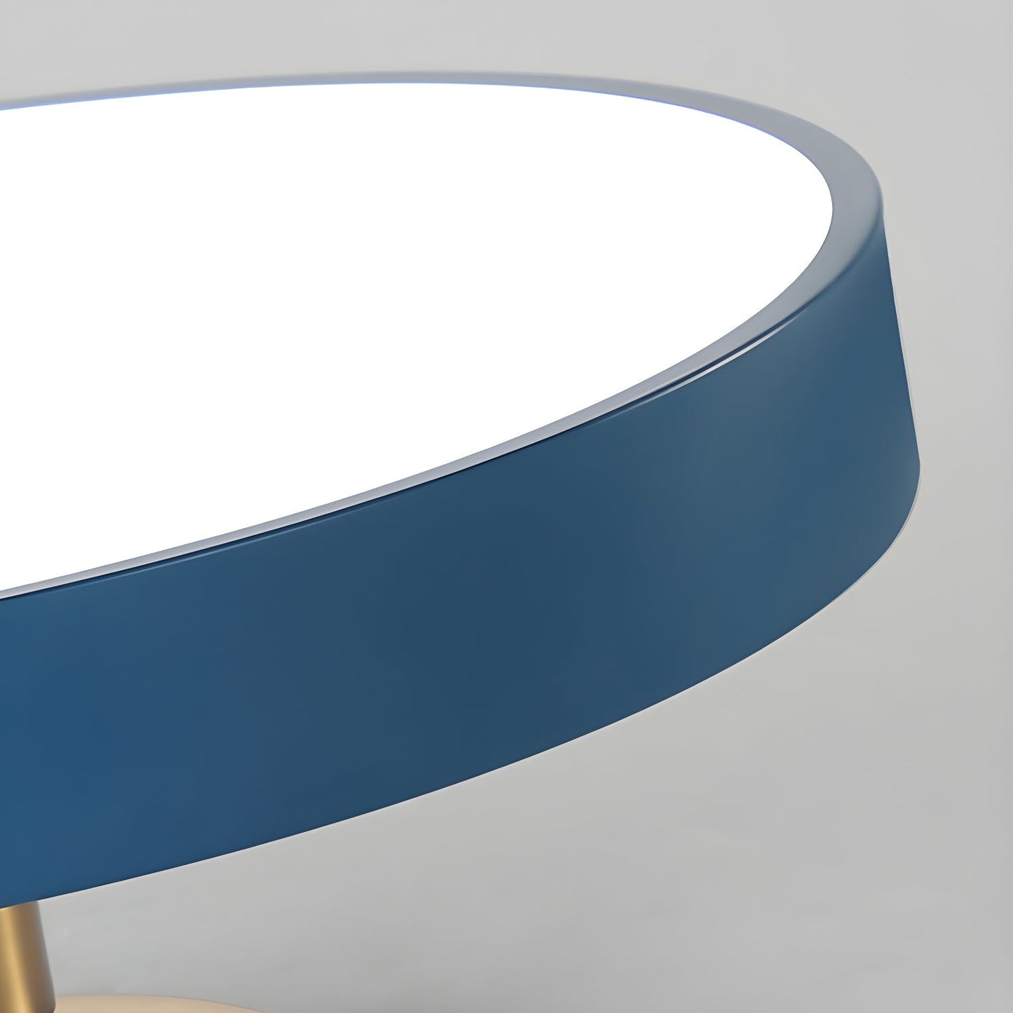 Isla Flush Mount Ceiling Lamp | Black and Gold Metal | 30cm or 40cm Diameter