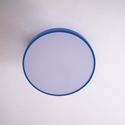 Isla Flush Mount Ceiling Lamp | Black and Gold Metal | 30cm or 40cm Diameter