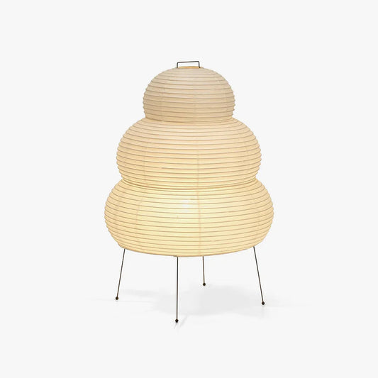 Akari Paper Table Lamp | Mulberry Rice Paper & Metal | 26cm, 30cm, 40cm Sizes