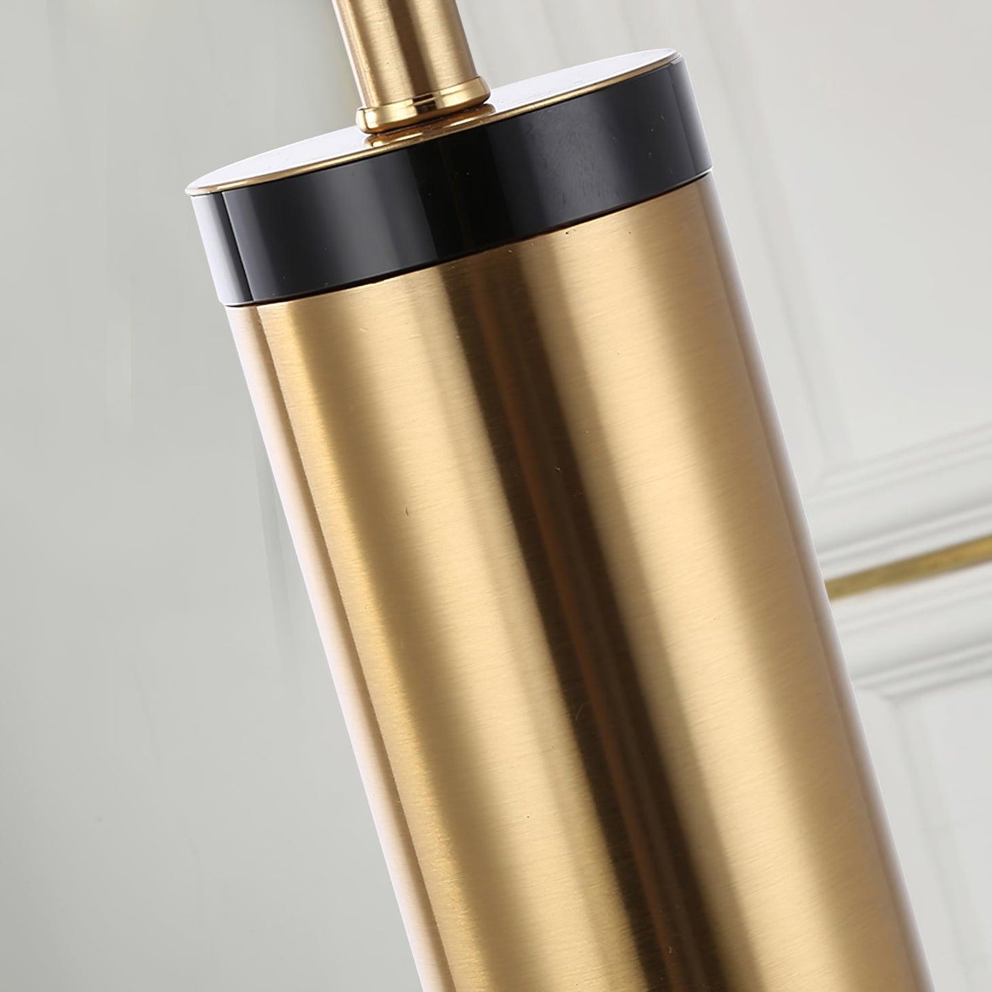 Jaspar Table Lamp | Metal & Fabric | Gold Finish with Black Shade