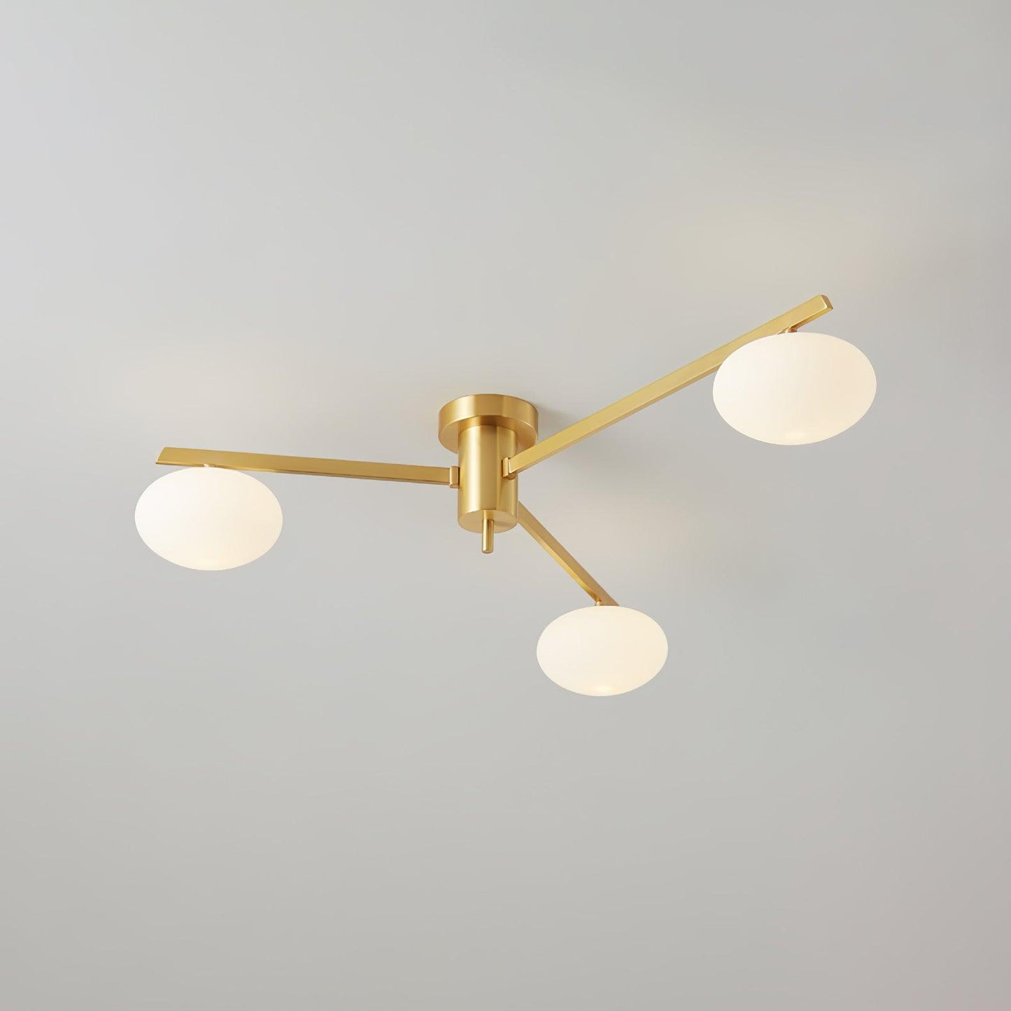 Jasper Ceiling Lamp | Brass & Black | 3, 5, or 6 Heads