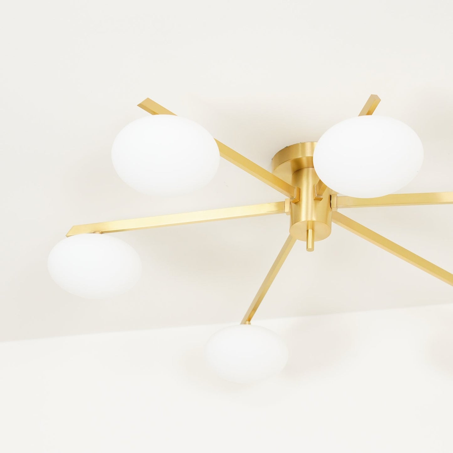 Jasper Ceiling Lamp | Brass & Black | 3, 5, or 6 Heads