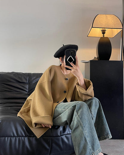 Javier Black Table Lamp | Metal & Fabric | Black & White Shade