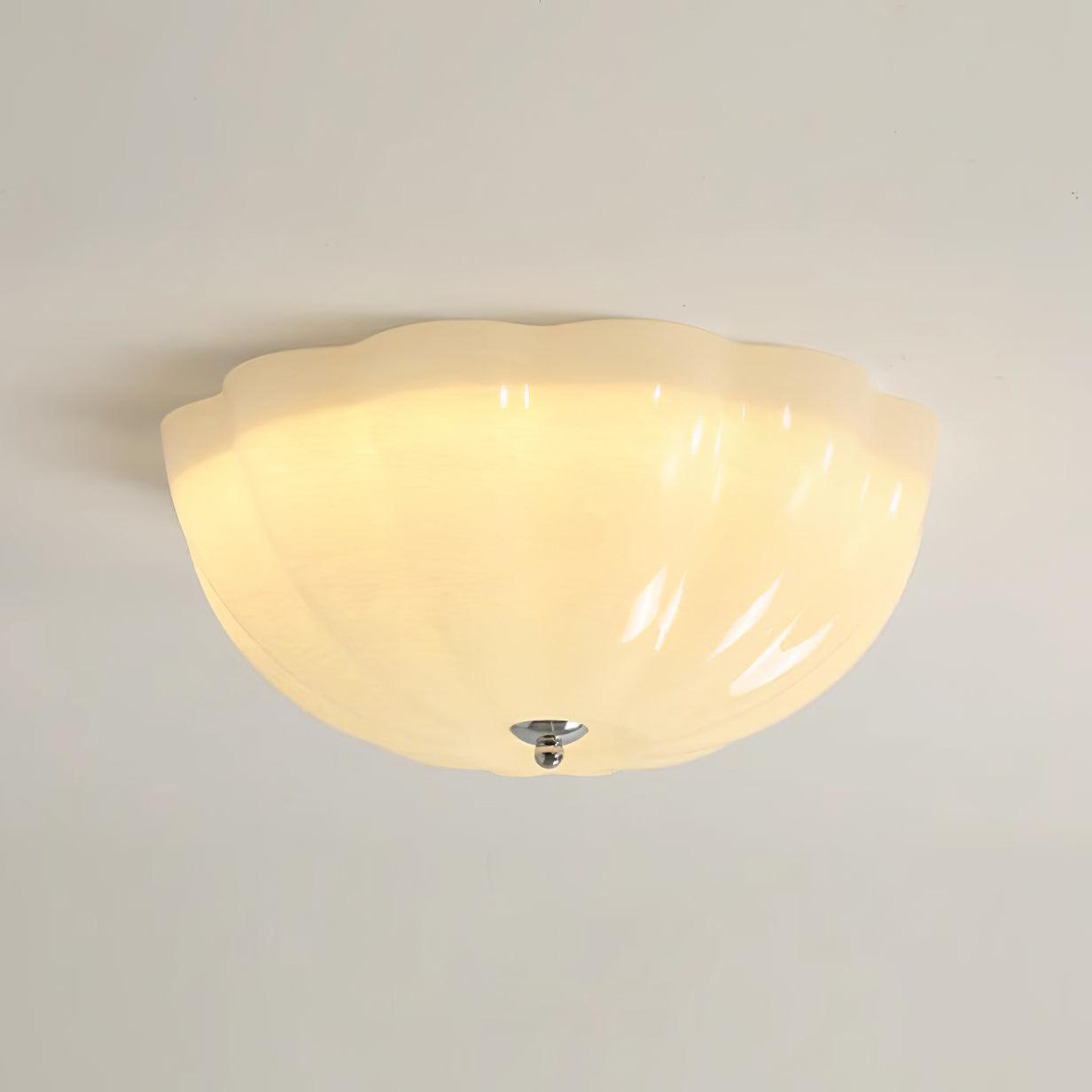 Jelly LED Ceiling Lamp | Metal & Glass | Chrome & White