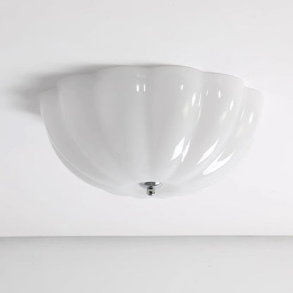 Jelly LED Ceiling Lamp | Metal & Glass | Chrome & White