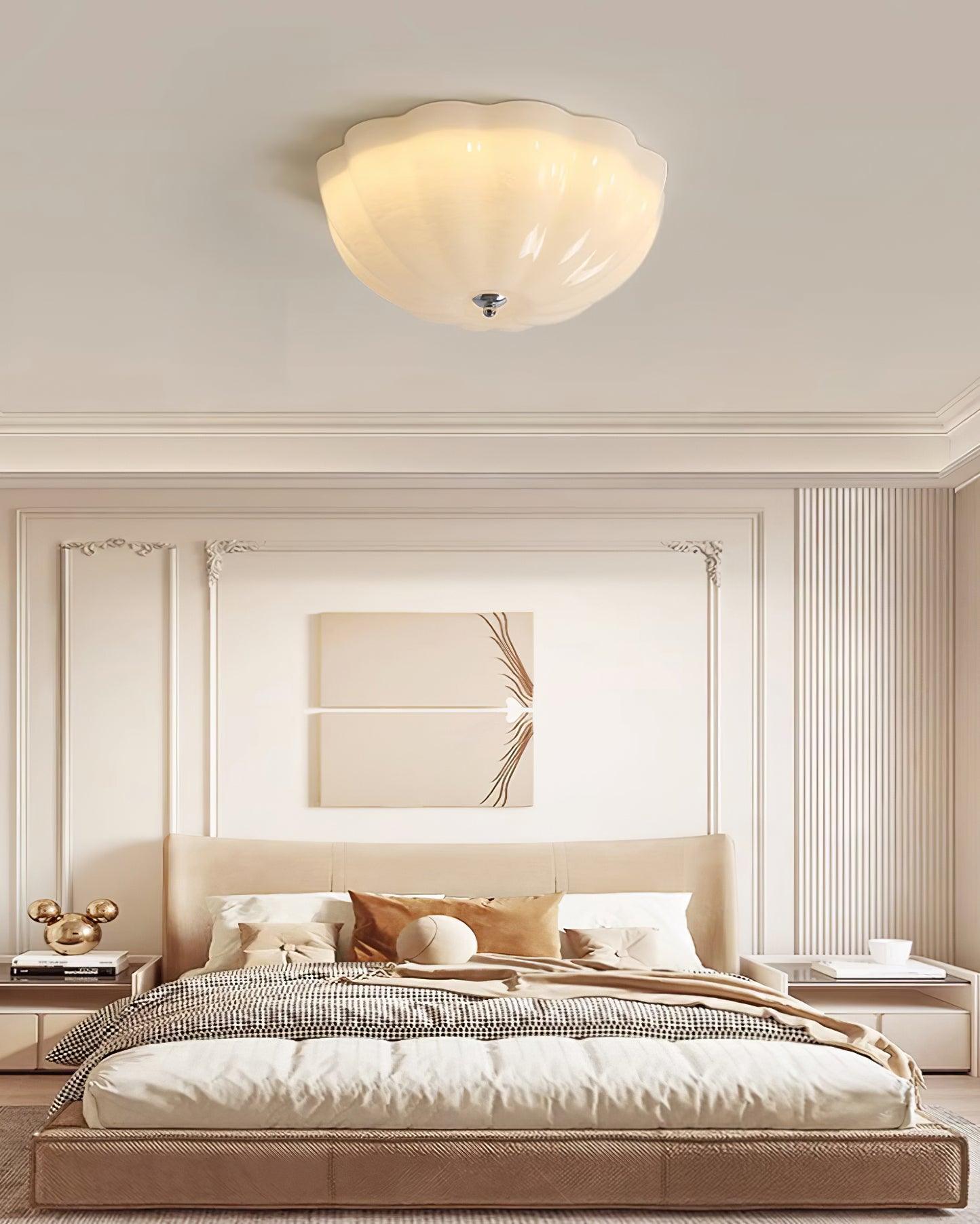 Jelly LED Ceiling Lamp | Metal & Glass | Chrome & White