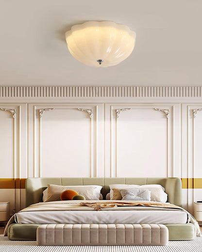 Jelly LED Ceiling Lamp | Metal & Glass | Chrome & White
