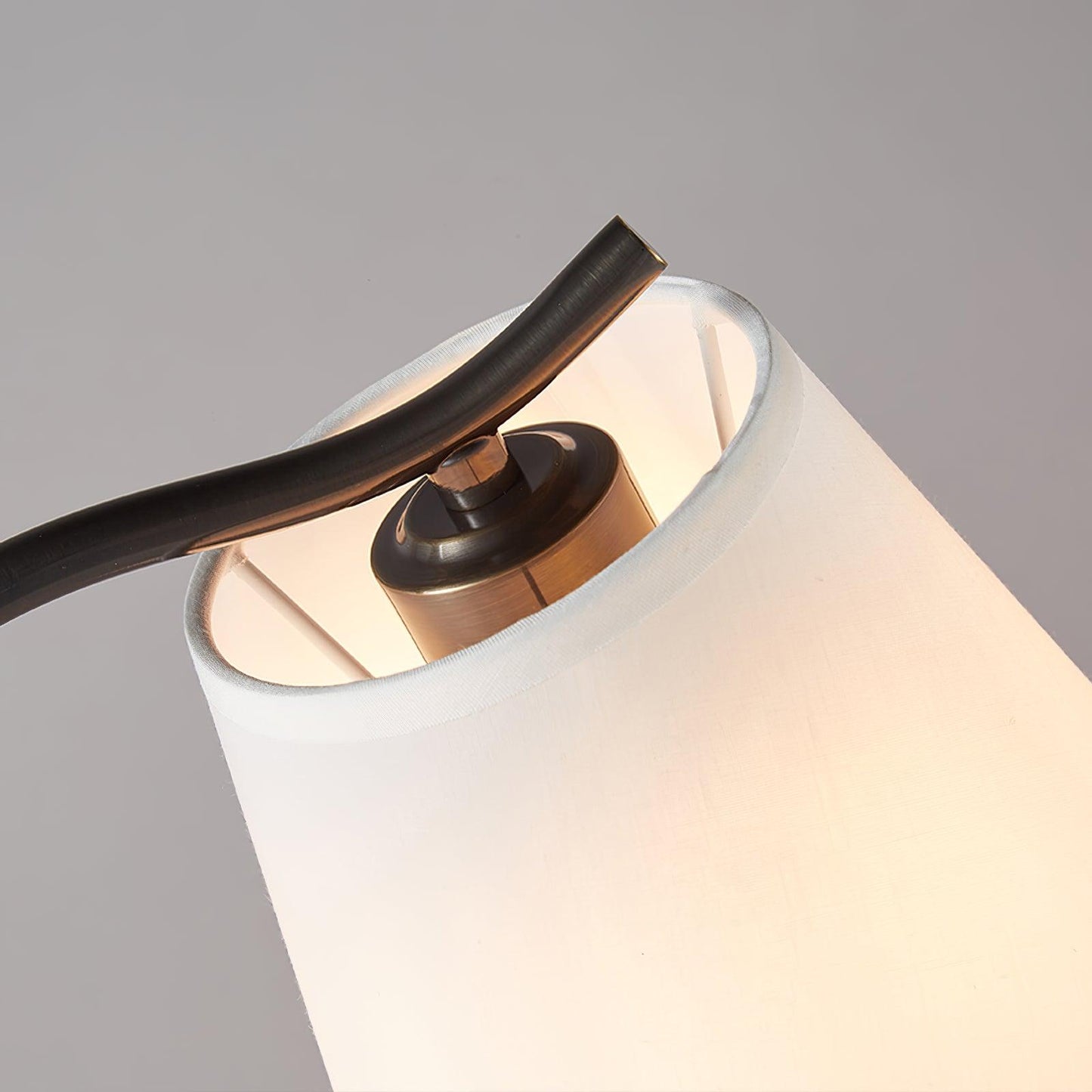 Jody Table Lamp | Brass Base | Black Shade