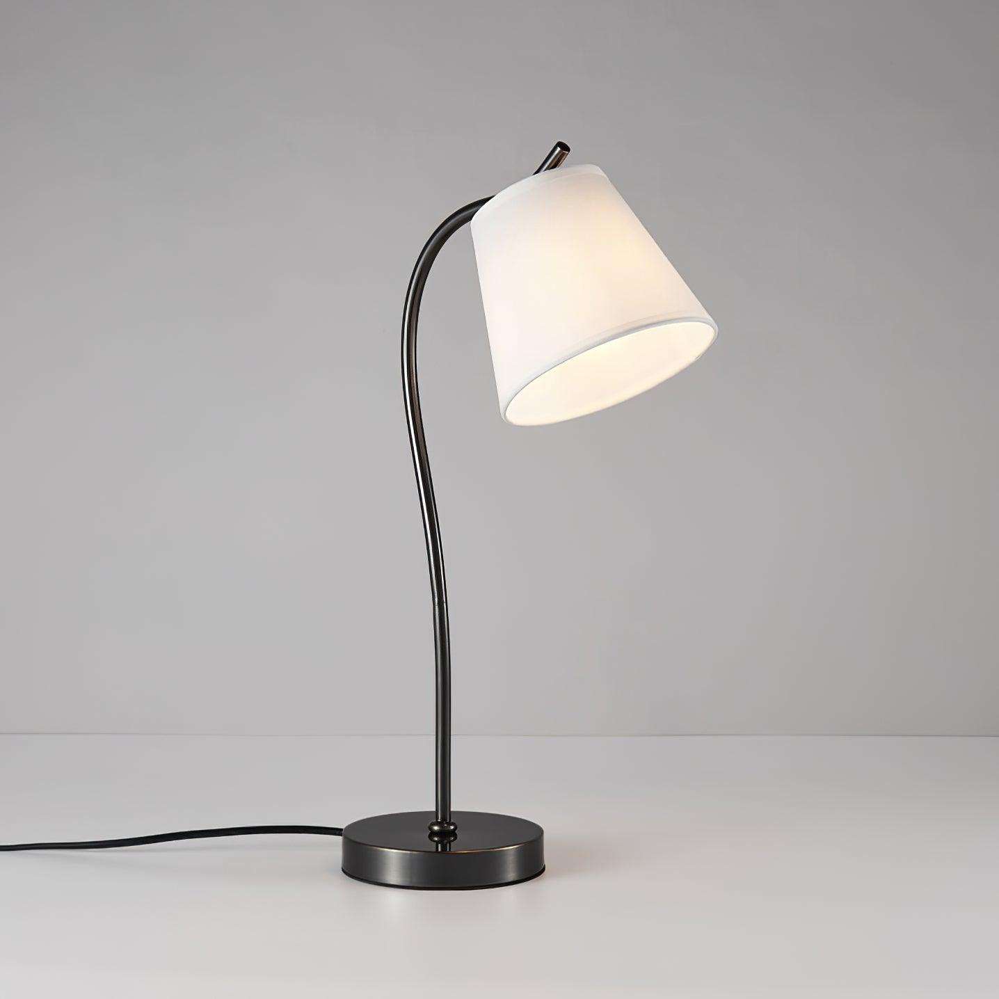 Jody Table Lamp | Brass Base | Black Shade