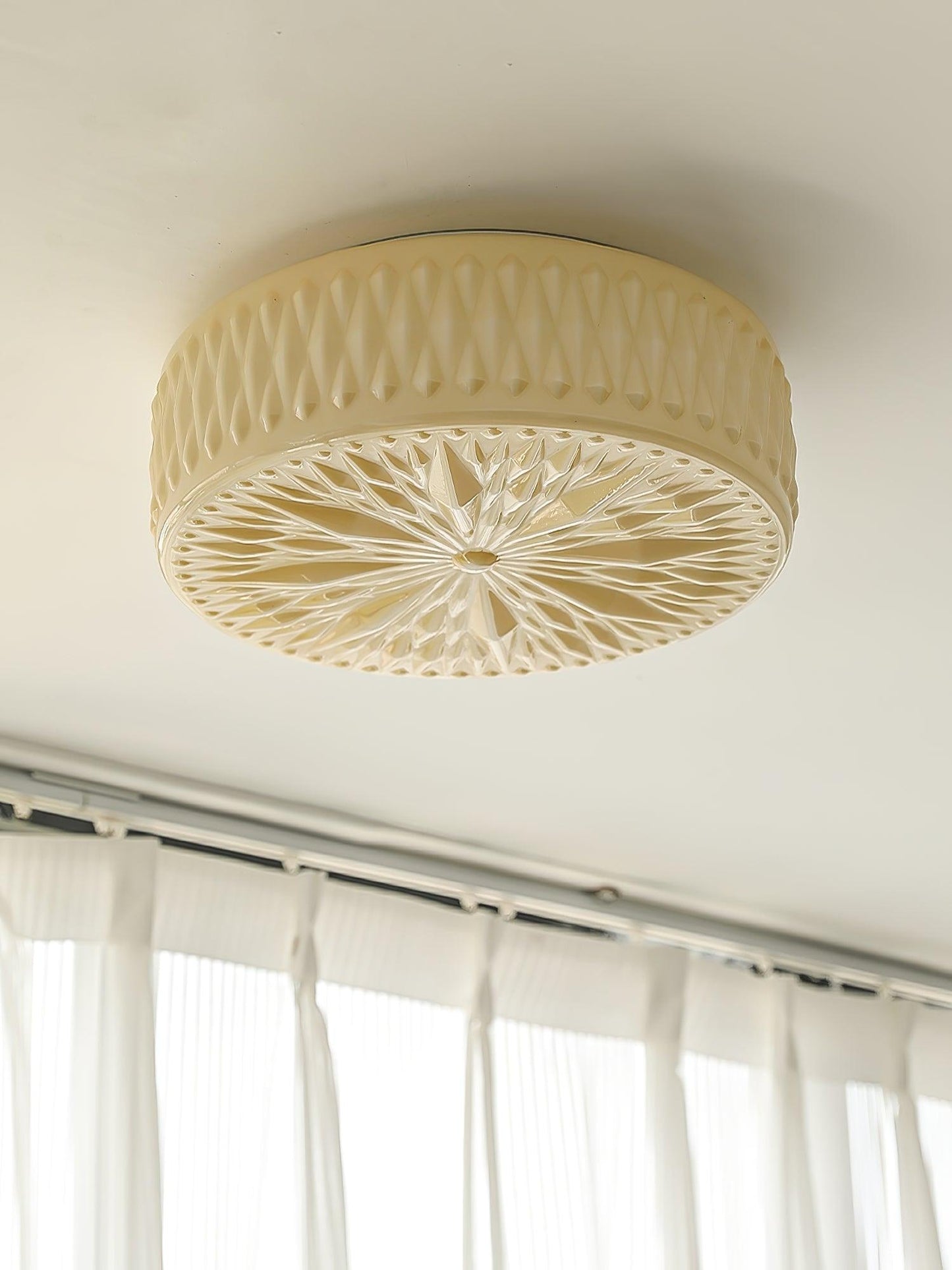 Adler Ceiling Light | Glass & Acrylic | Chrome Finish