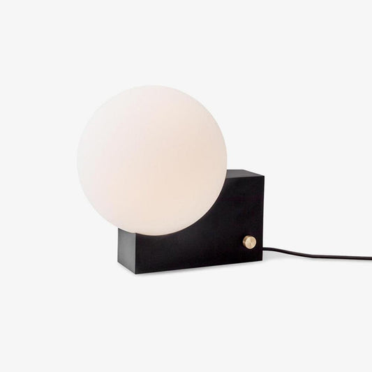 Fusion Table Lamp | Opaline Glass | Black, Chrome, Pink