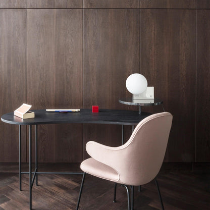 Fusion Table Lamp | Opaline Glass | Black, Chrome, Pink