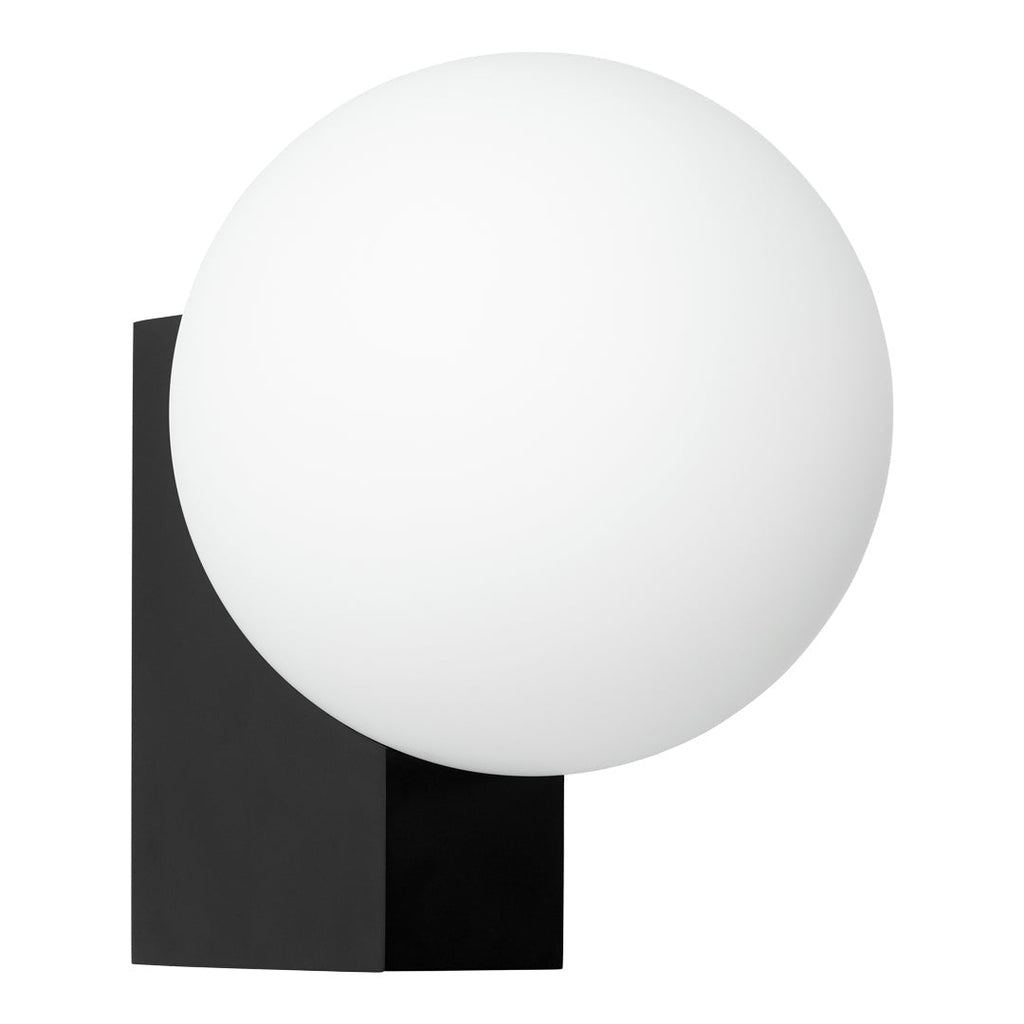 Journey Wall Lamp | Opal Glass & Metal | Black, Chrome, Pink